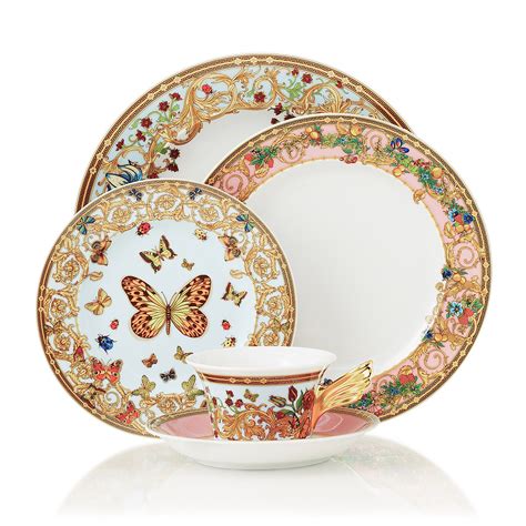 versace china set pink|bloomingdale Versace China.